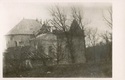 Załoźce kościół 1918