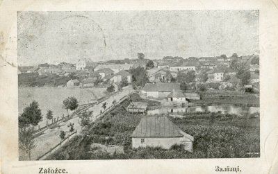 Załoźce pocztówka 1909 awers
