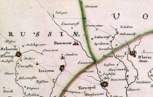 mapa 1660