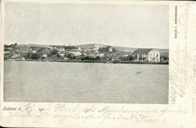 Załoźce pocztówka 1905 awers